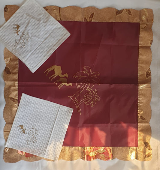 Parachute Rexine Border Safri with Napkin