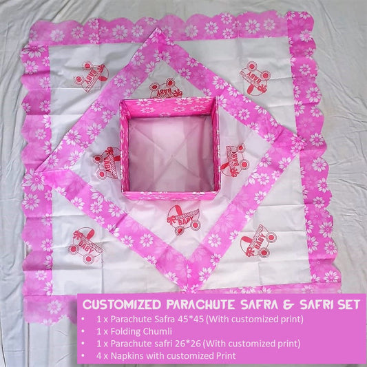 Pink Parachute Safra Chumli Napkin Set