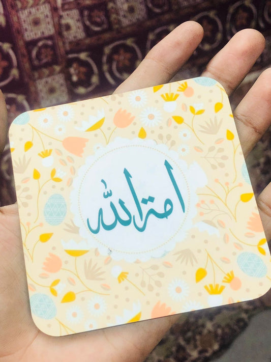 Tea Coaster (Name & Design can be customized)