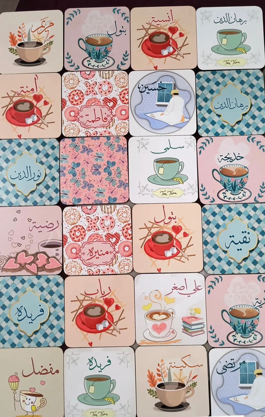 Tea Coaster (Name & Design can be customized)