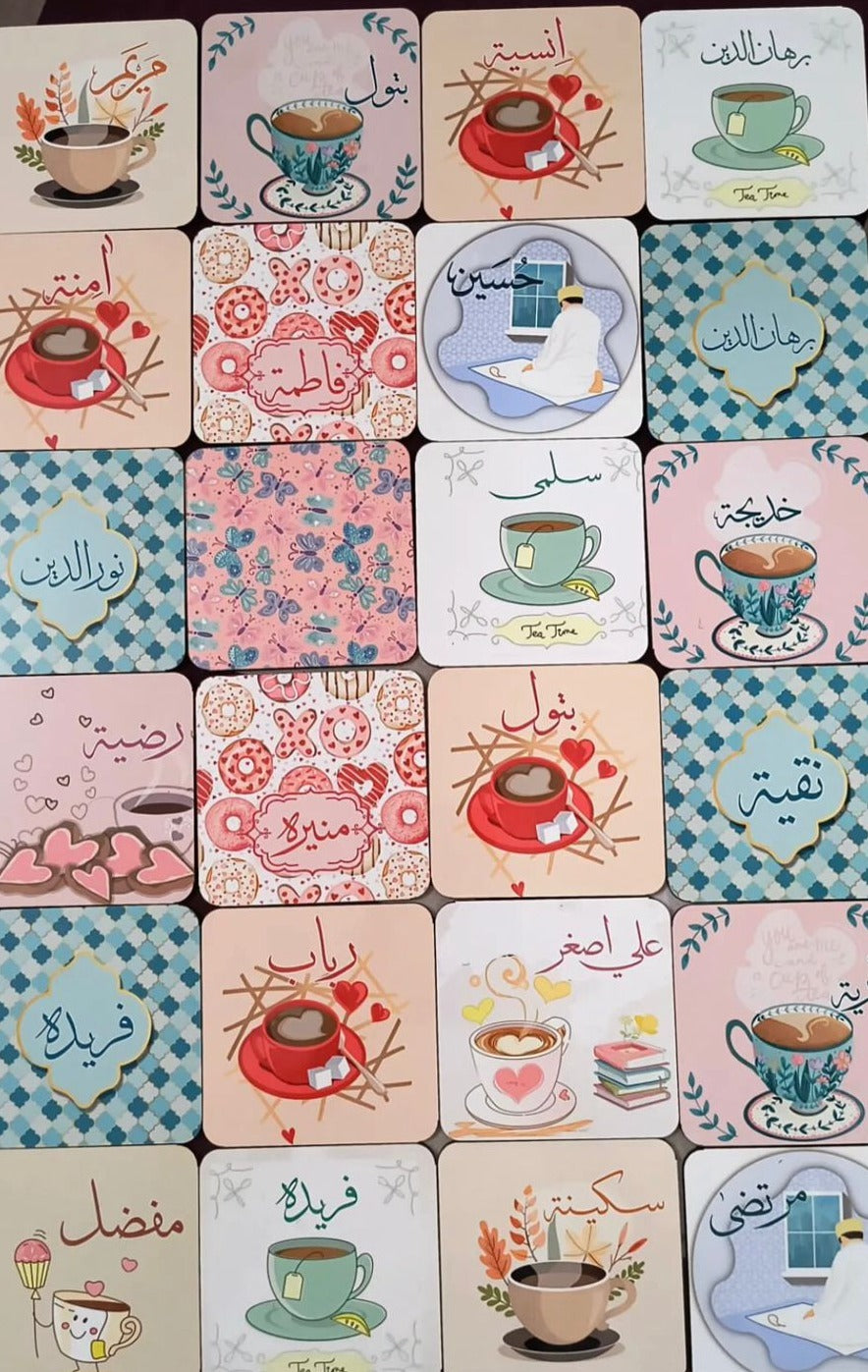 Tea Coaster (Name & Design can be customized)