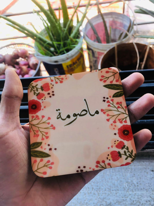 Tea Coaster (Name & Design can be customized)
