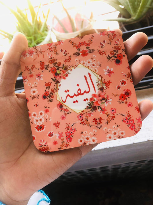 Tea Coaster (Name & Design can be customized)