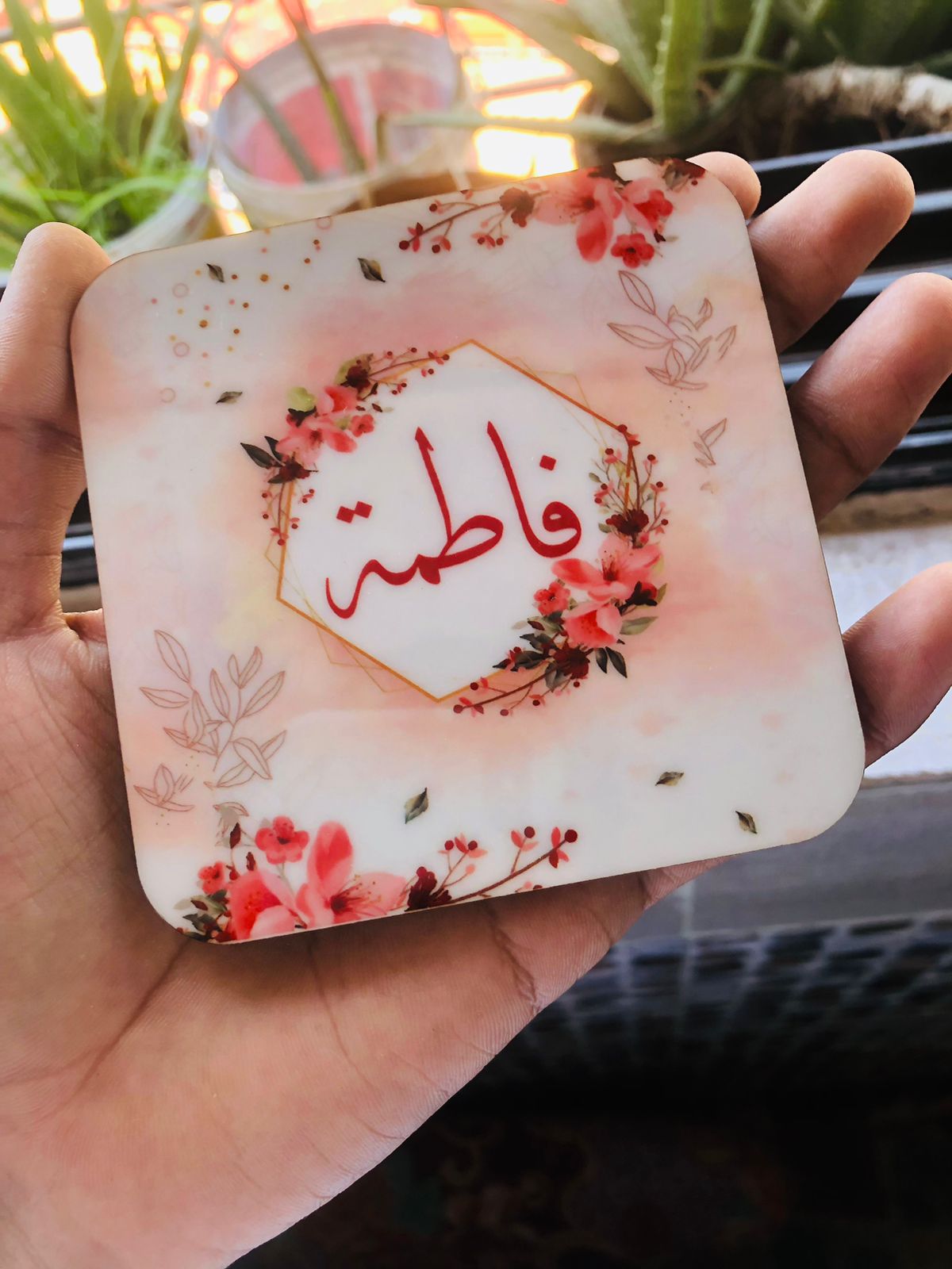 Tea Coaster (Name & Design can be customized)