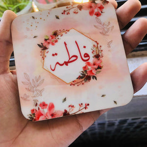 Tea Coaster (Name & Design can be customized)