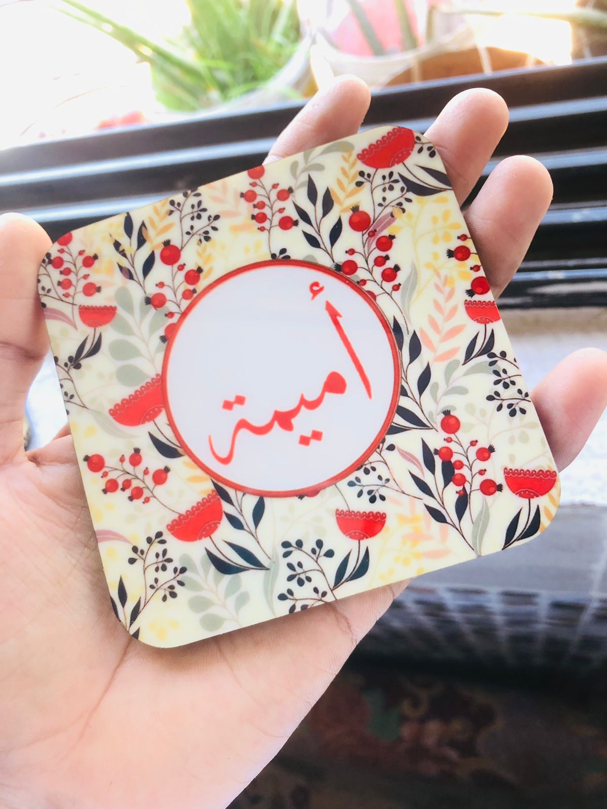 Tea Coaster (Name & Design can be customized)
