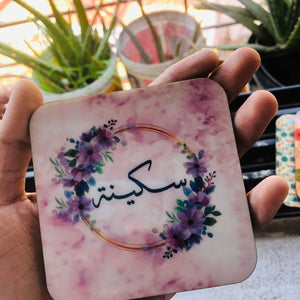 Tea Coaster (Name & Design can be customized)