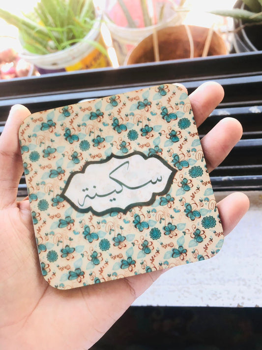 Tea Coaster (Name & Design can be customized)