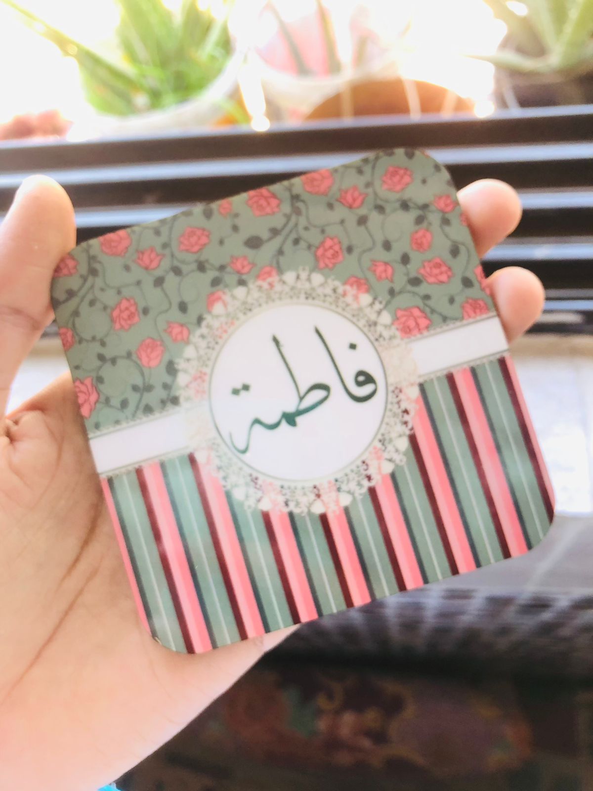 Tea Coaster (Name & Design can be customized)