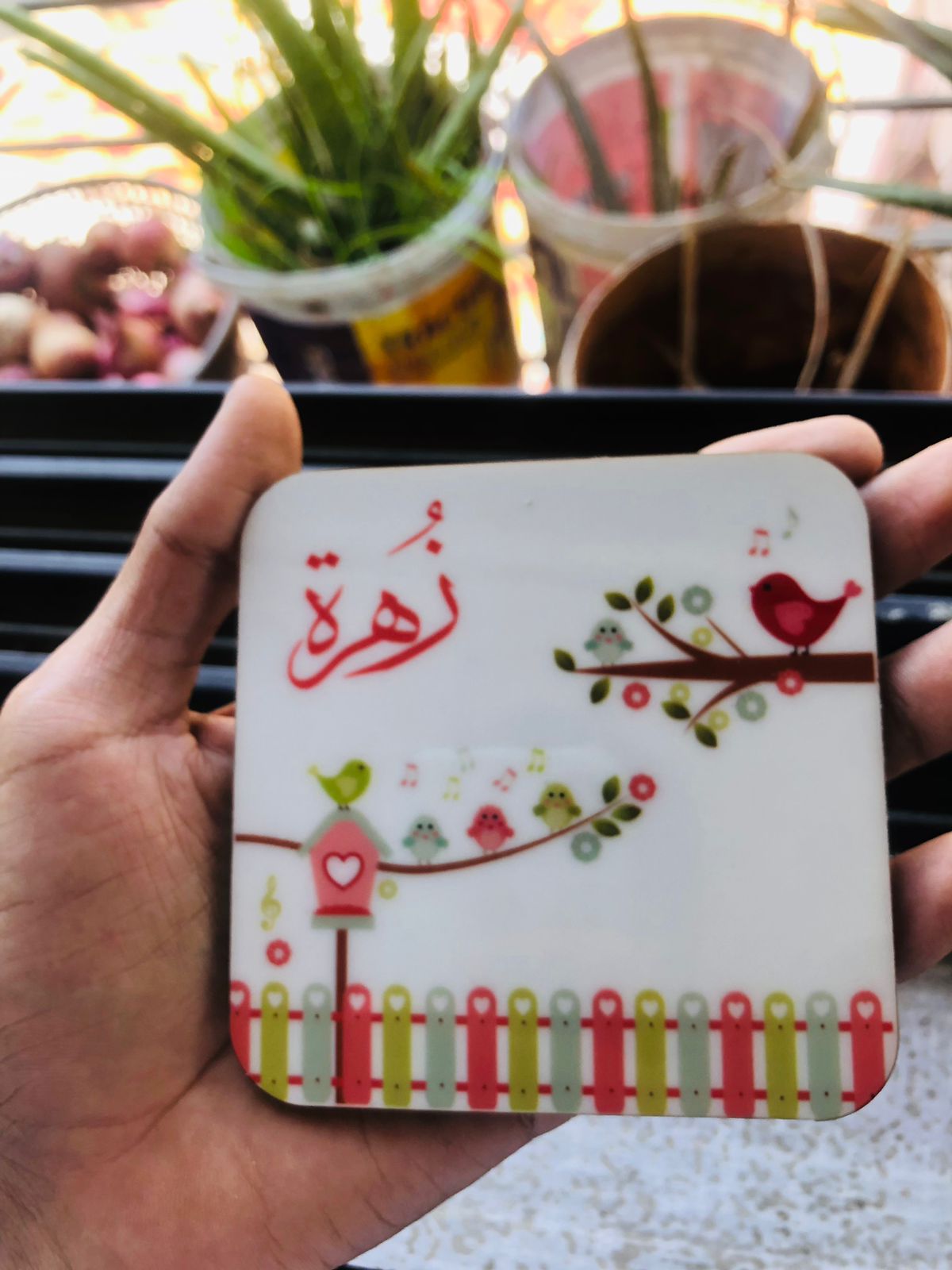 Tea Coaster (Name & Design can be customized)