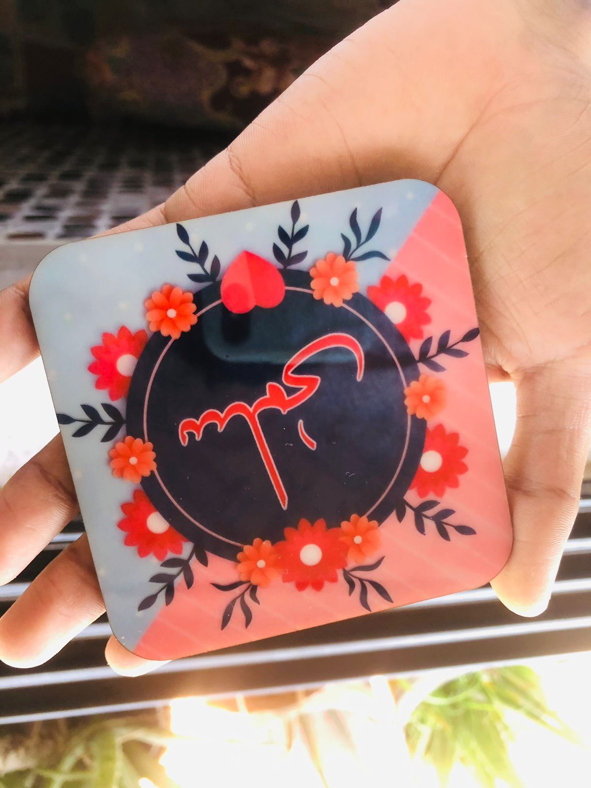 Tea Coaster (Name & Design can be customized)