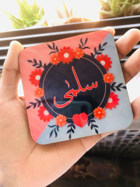 Tea Coaster (Name & Design can be customized)