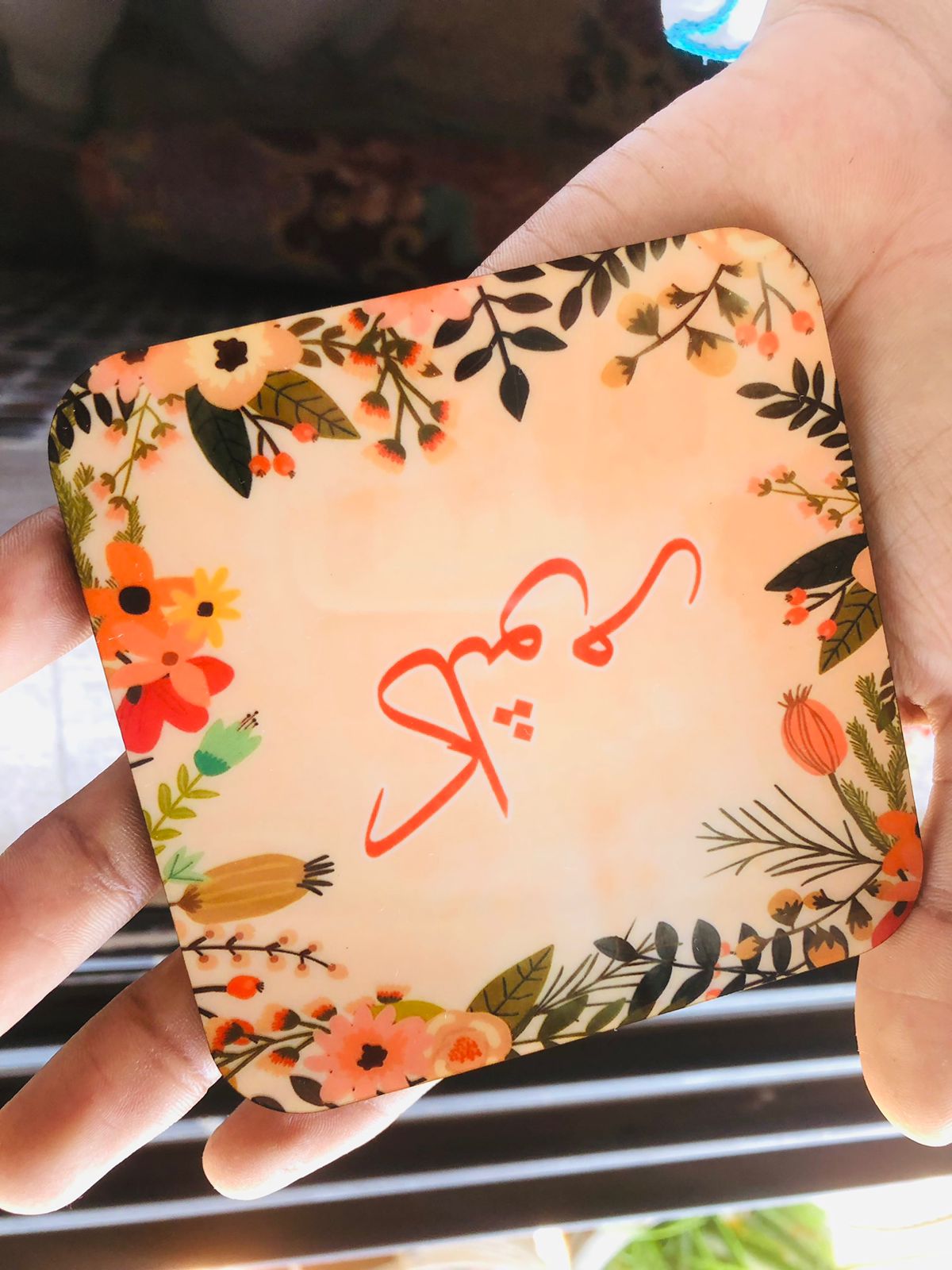 Tea Coaster (Name & Design can be customized)