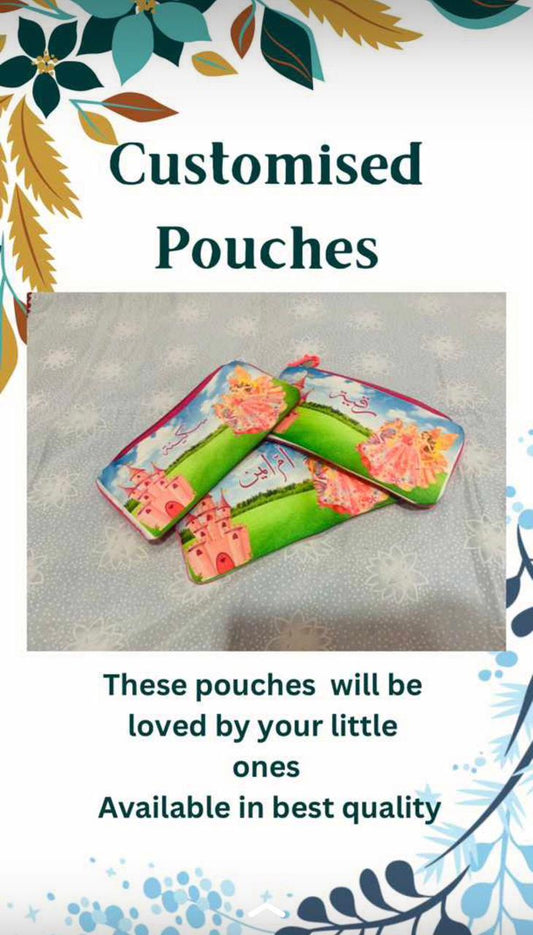 Customized Pouches 1 Piece (Name & Design can be customized)