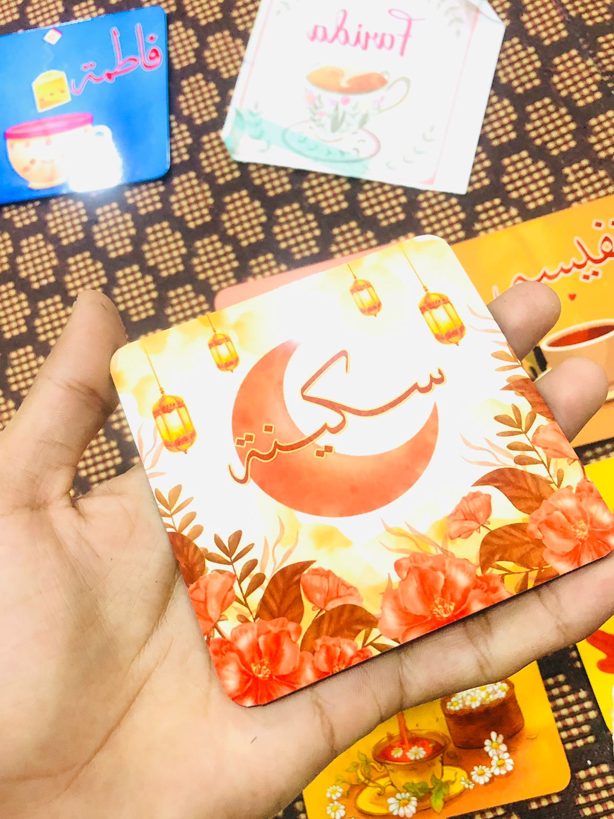 Tea Coaster (Name & Design can be customized)