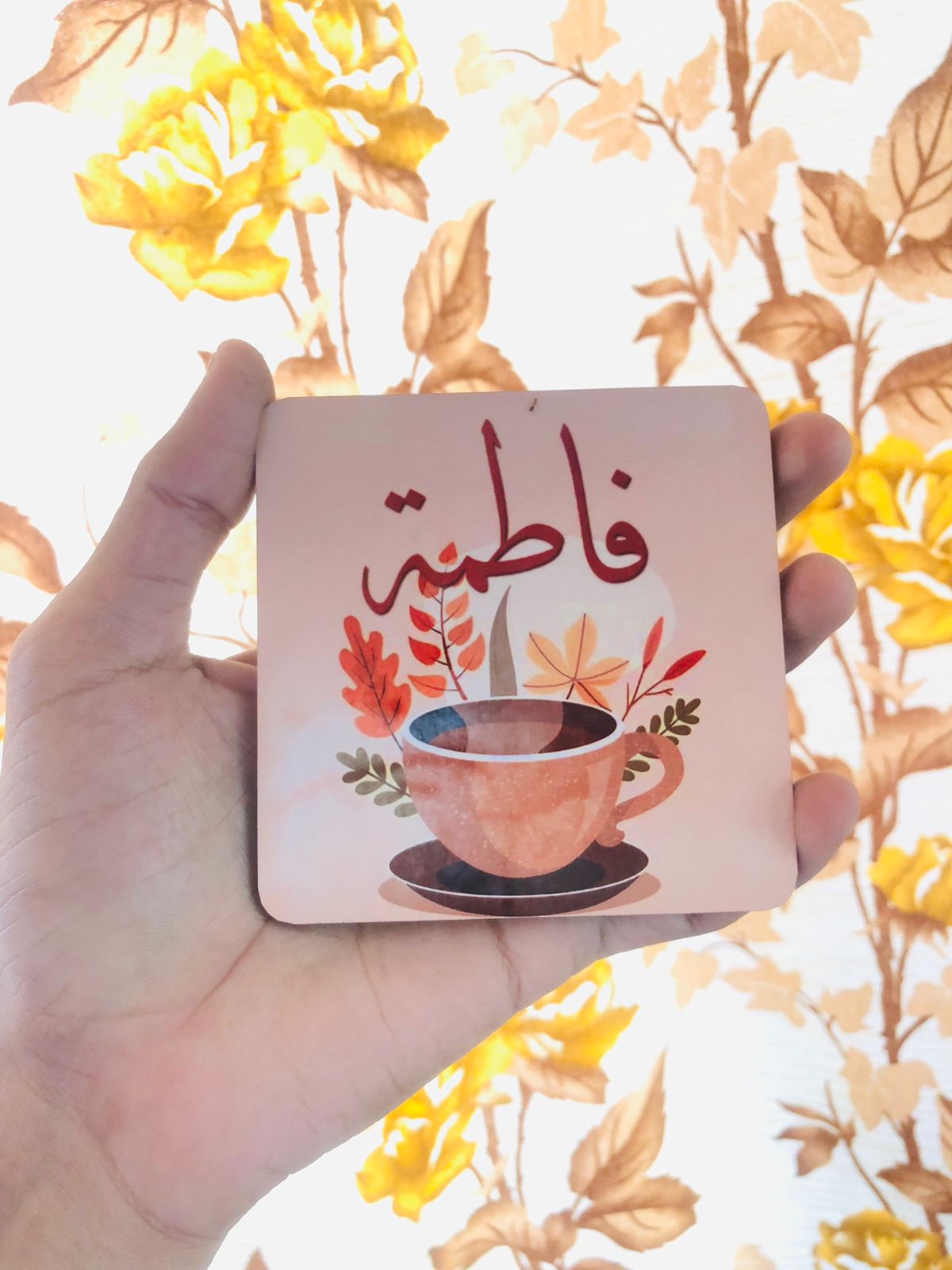 Tea Coaster (Name & Design can be customized)