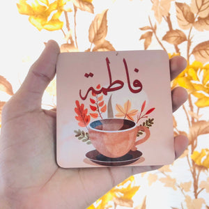 Tea Coaster (Name & Design can be customized)