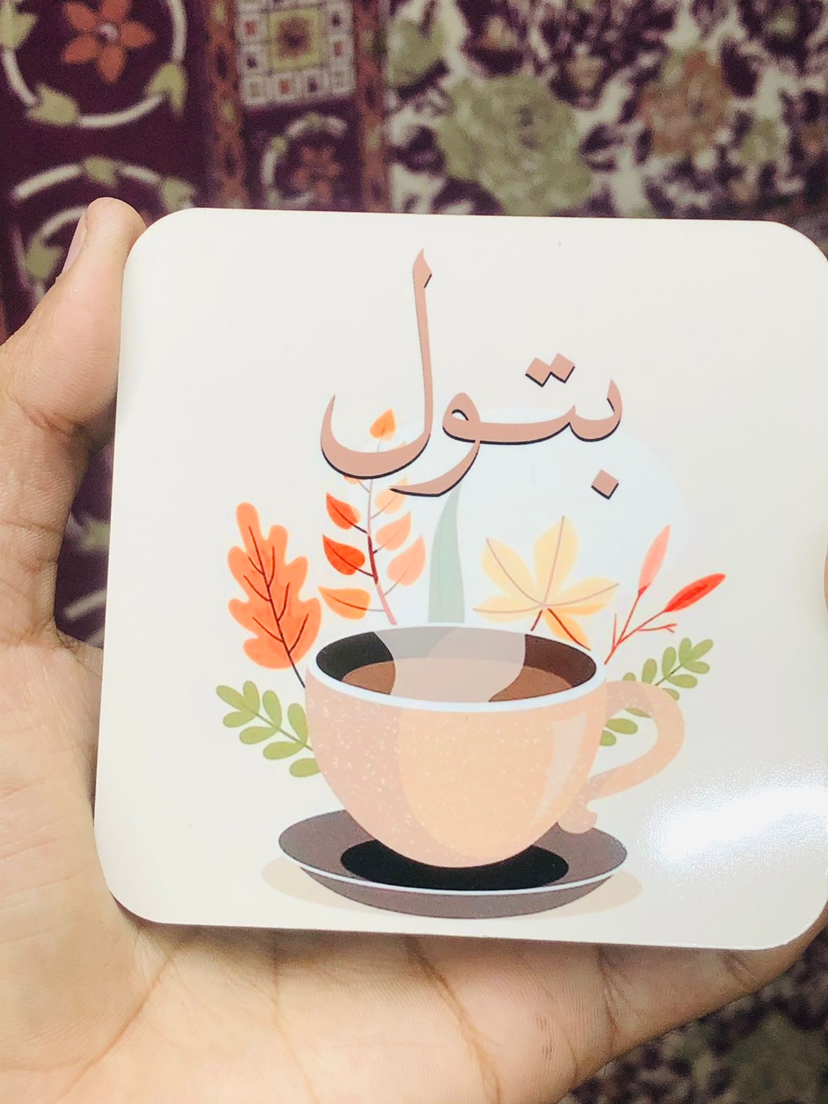 Tea Coaster (Name & Design can be customized)