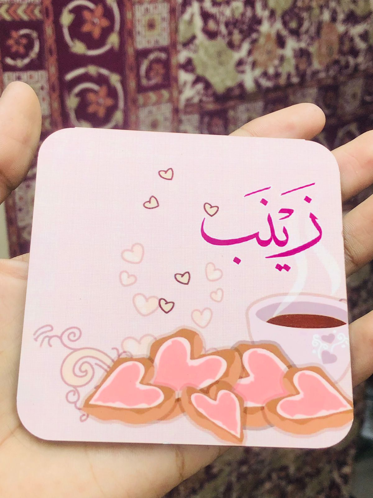Tea Coaster (Name & Design can be customized)
