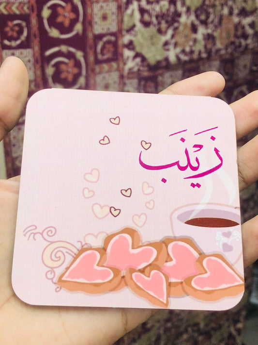 Tea Coaster (Name & Design can be customized)