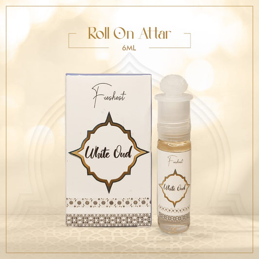 Roll On Attar - White Oud 6 ml